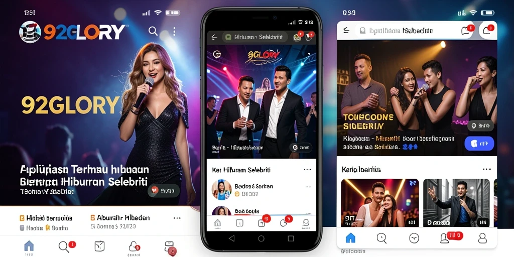 Antarmuka aplikasi 92GLORY yang menarik dan informatif.