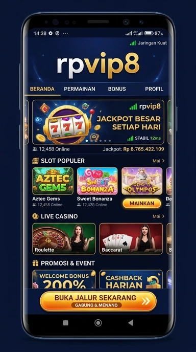 Tampilan link alternatif rpvip8